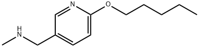 N-Methyl-6-(pentyloxy)-3-pyridinemethanamine 구조식 이미지