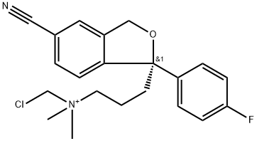 N-Chloromethyl (S)-Citalopram 구조식 이미지