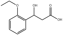 3-(2-ethoxyphenyl)-3-hydroxypropanoic acid Structure