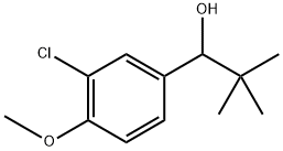 1-(3-chloro-4-methoxyphenyl)-2,2-dimethylpropan-1-ol Structure