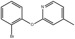 2-(2-Bromophenoxy)-4-methylpyridine Structure