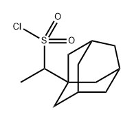 Tricyclo[3.3.1.13,7]decane-1-methanesulfonyl chloride, α-methyl- Structure