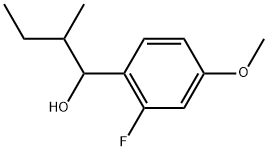 2-Fluoro-4-methoxy-α-(1-methylpropyl)benzenemethanol Structure