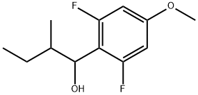 2,6-Difluoro-4-methoxy-α-(1-methylpropyl)benzenemethanol Structure