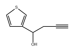 1-(Thiophen-3-yl)but-3-yn-1-ol Structure