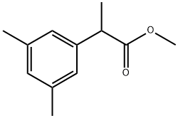 Benzeneacetic acid, α,3,5-trimethyl-, methyl ester Structure