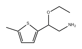 2-Thiopheneethanamine, β-ethoxy-5-methyl- Structure