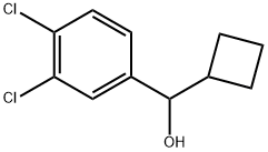 3,4-Dichloro-α-cyclobutylbenzenemethanol Structure