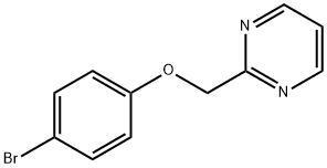 Pyrimidine, 2-[(4-bromophenoxy)methyl]- Structure