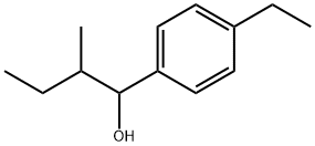 4-Ethyl-α-(1-methylpropyl)benzenemethanol Structure