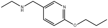 N-Ethyl-6-propoxy-3-pyridinemethanamine Structure