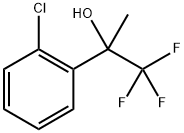 2-(2-chlorophenyl)-1,1,1-trifluoropropan-2-ol Structure