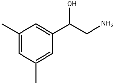 Benzenemethanol, α-(aminomethyl)-3,5-dimethyl- Structure