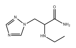 2-(Ethylamino)-3-(1h-1,2,4-triazol-1-yl)propanamide Structure