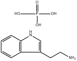 1H-Indole-3-ethanamine, phosphate (1:1) Structure