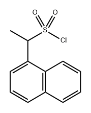 1-Naphthalenemethanesulfonyl chloride, α-methyl- Structure