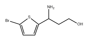 2-Thiophenepropanol, γ-amino-5-bromo- 구조식 이미지