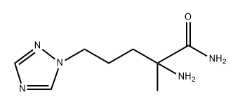 1H-1,2,4-Triazole-1-pentanamide, α-amino-α-methyl- Structure