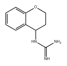 2-(3,4-Dihydro-2h-1-benzopyran-4-yl)guanidine Structure