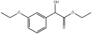 Ethyl 3-ethoxy-α-hydroxybenzeneacetate Structure