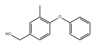 (3-Methyl-4-phenoxyphenyl)methanol Structure