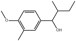 4-Methoxy-3-methyl-α-(1-methylpropyl)benzenemethanol Structure