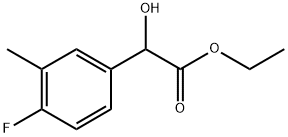 Ethyl 4-fluoro-α-hydroxy-3-methylbenzeneacetate Structure