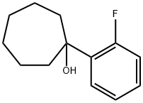 1-(2-fluorophenyl)cycloheptanol Structure