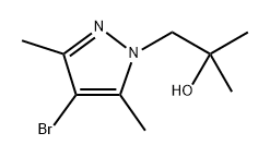 1-(4-Bromo-3,5-dimethyl-1H-pyrazol-1-yl)-2-methylpropan-2-ol Structure