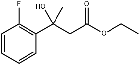 ethyl 3-(2-fluorophenyl)-3-hydroxybutanoate Structure