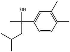 α,3,4-Trimethyl-α-(2-methylpropyl)benzenemethanol Structure