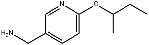 6-(1-Methylpropoxy)-3-pyridinemethanamine Structure