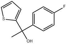 1-(4-fluorophenyl)-1-(thiophen-2-yl)ethanol Structure