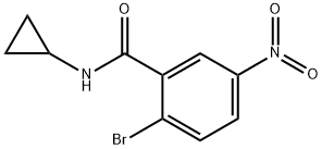 2-Bromo-N-cyclopropyl-5-nitrobenzamide Structure