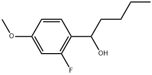 α-Butyl-2-fluoro-4-methoxybenzenemethanol Structure