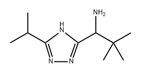 1H-1,2,4-Triazole-5-methanamine, α-(1,1-dimethylethyl)-3-(1-methylethyl)- Structure