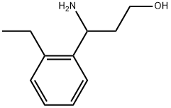 Benzenepropanol, γ-amino-2-ethyl- Structure