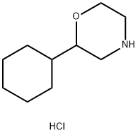 Morpholine, 2-cyclohexyl-, hydrochloride 구조식 이미지