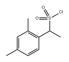 Benzenemethanesulfonyl chloride, α,2,4-trimethyl- 구조식 이미지