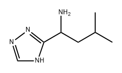 3-methyl-1-(1H-1,2,4-triazol-3-yl)butan-1-amine hydrochloride Structure