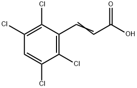 3-(2,3,5,6-Tetrachlorophenyl)-2-propenoic acid Structure