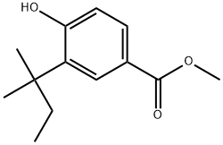 Methyl 3-(1,1-dimethylpropyl)-4-hydroxybenzoate Structure