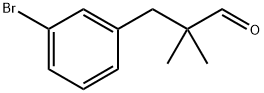 Benzenepropanal, 3-bromo-α,α-dimethyl- Structure