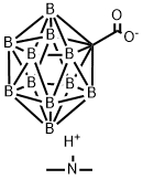 Trimethylammonium 1-carboxy-1-carbadodecaborate 구조식 이미지