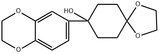 8-(2,3-dihydrobenzo[b][1,4]dioxin-6-yl)-1,4-dioxaspiro[4.5]decan-8-ol Structure