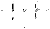 Borate(1-), trifluoro(phosphorodifluoridato-κO)-, lithium (1:1), (T-4)- Structure