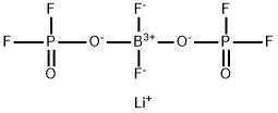 Borate(1-), difluorobis(phosphorodifluoridato-κO)-, lithium (1:1), (T-4)- Structure