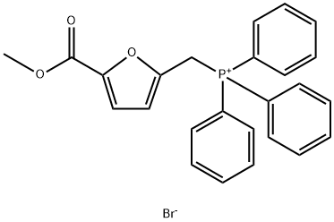 5-methoxycarbonyl-2-furfuryltriphenylphosphonium bromide Structure