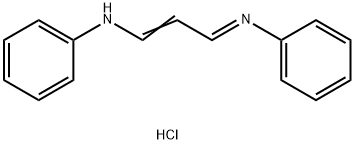 Benzenamine, N-[3-(phenylamino)-2-propenylidene]-, dihydrochloride (9CI) Structure