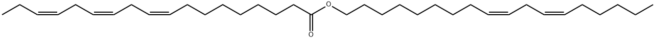 9,12,15-Octadecatrienoic acid, 9,12-octadecadienyl ester, (all-Z)- (9CI) Structure